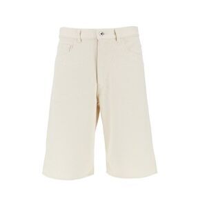 Auralee Men Silk Denim Shorts
